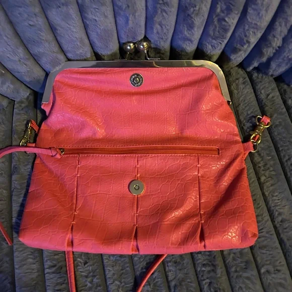 Pink Jessica Simpson Clutch Crossbody Bag - Picture 3 of 5